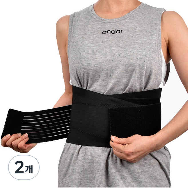 바디공식 8단 허리보호대, 2개