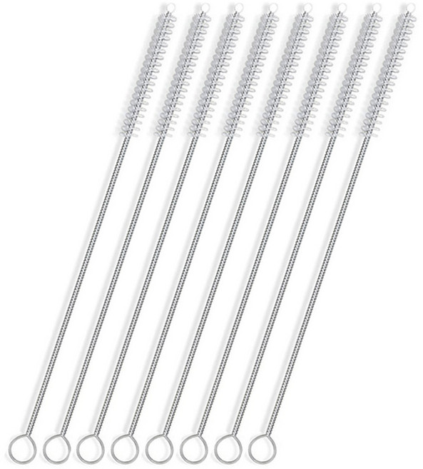 아이메이트 빨대 세척솔 24cm, 8개, 화이트