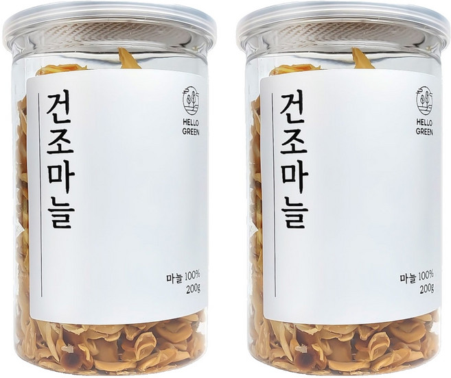 헬로우그린 건조 마늘, 200g, 2개