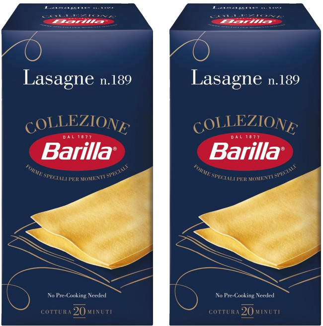 바릴라 라자냐, 2개, 500g