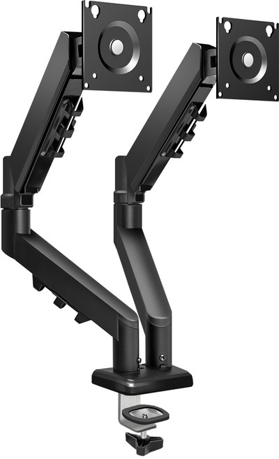 홈플래닛 듀얼 모니터암, 블랙, 1개