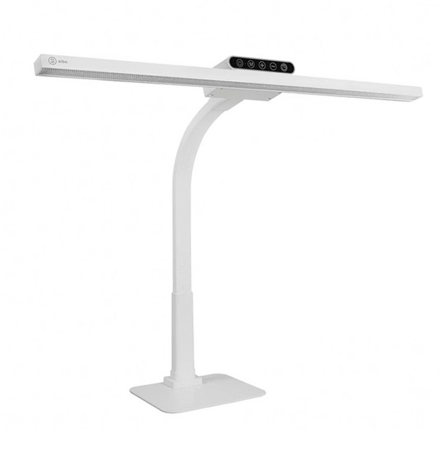aibo USB 充電多功能可拆式桌立/懸掛/磁吸 LED 檯燈 60cm, 白色