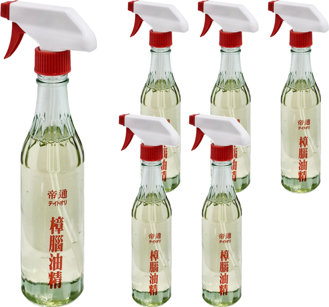 帝通樟腦油 玻璃噴霧式, 300cc, 6個