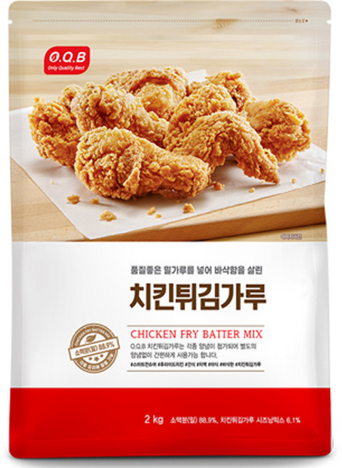 O.Q.B 炸雞粉, 2kg, 1個