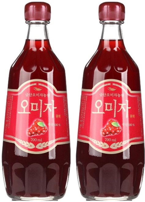 금산오미자농원 오미자 원액, 700ml, 1개입, 2개