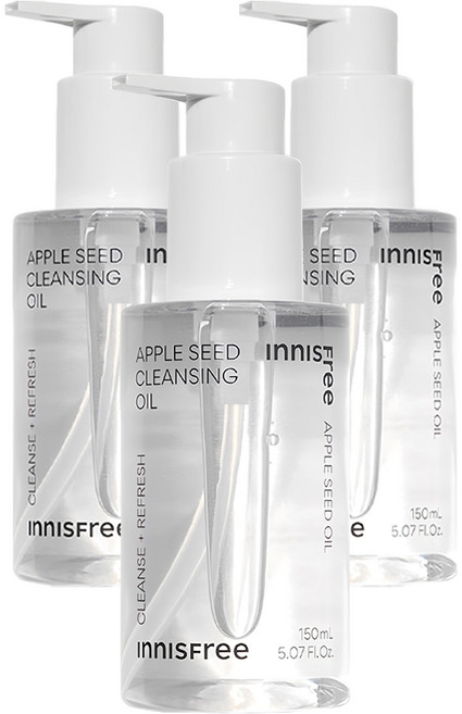 이니스프리 애플 씨드 클렌징 오일, 150ml, 3개