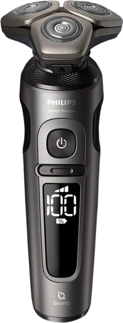PHILIPS 飛利浦 S9000 Prestige 旋轉式 電動刮鬍刀 SP9882/37 乾濕兩用 完全防水 無線充電 3種模式 黑色