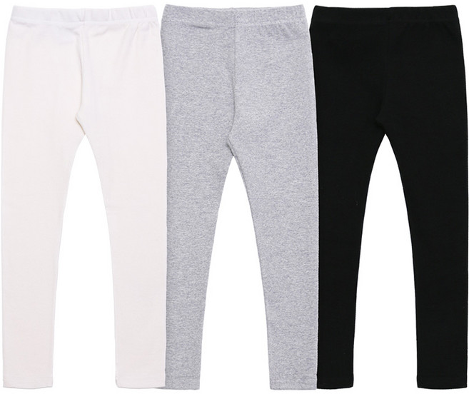 유라비 여아용 면스판 레깅스 3종 세트