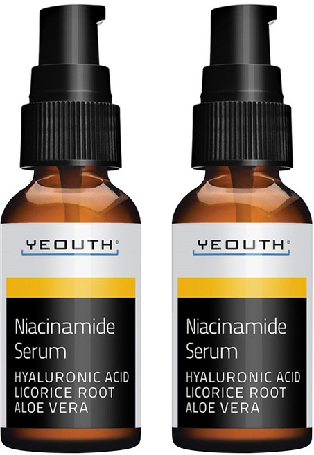 YEOUTH 悠絲 維他命B3玻尿酸精華液, 30ml, 2瓶