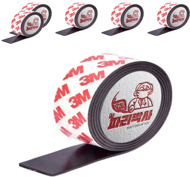 파리박사 롤자석 테이프 50mm, 6개