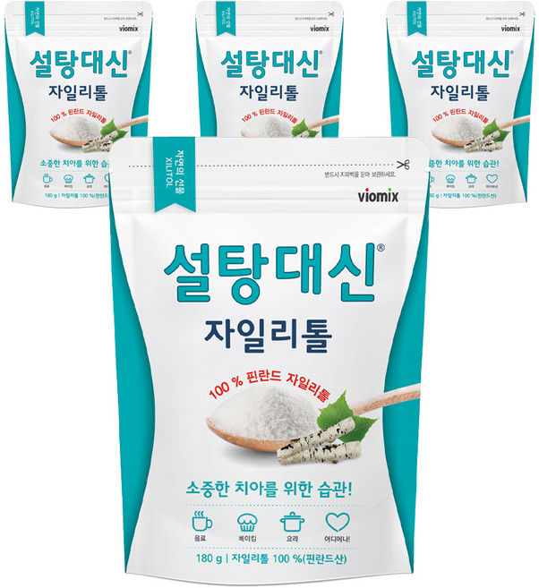 설탕대신 알티스트 자일리톨, 180g, 4개