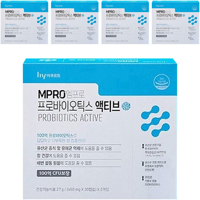 엠프로 프로바이오틱스 액티브, 27g, 5개