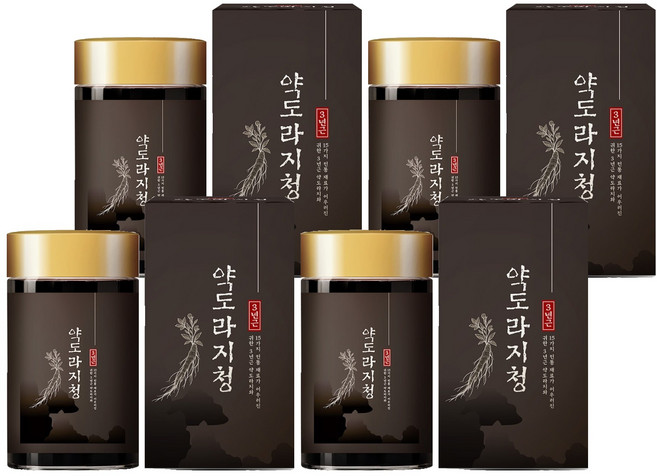 참앤들황토농원 3년근 약도라지청, 250g, 4개