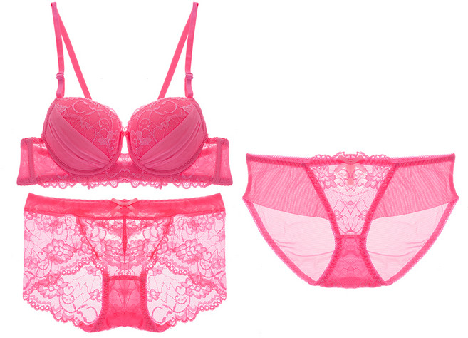 글램공감 얼리샤 와이어 브라팬티 3종 세트