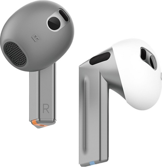 엘라고 버즈3 이어팁 2종 세트, 다크그레이, 화이트, 1세트