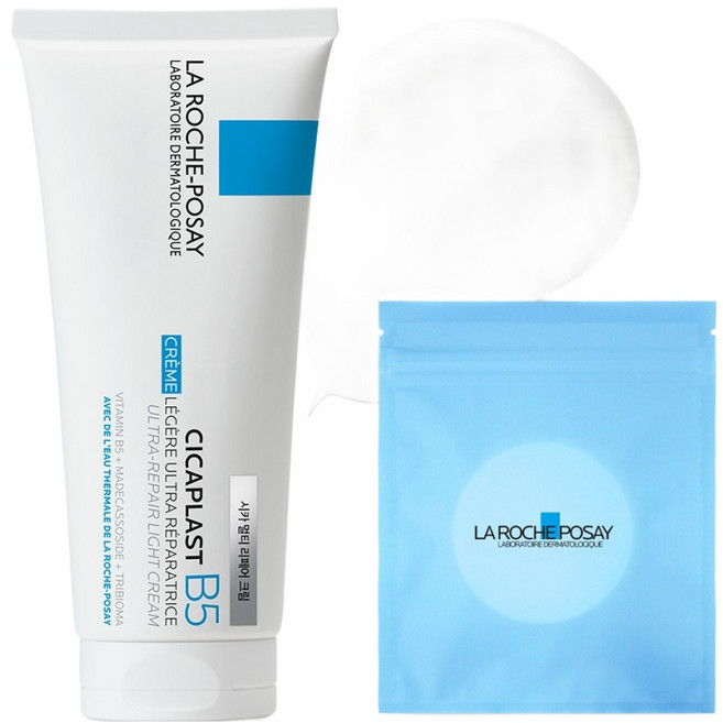 라로슈포제 시카플라스트 멀티 리페어 크림 100ml + 화장솜 30p 세트, 1개