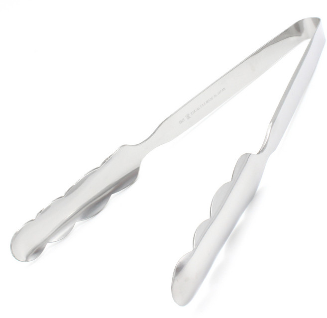 TANABE 스텐레스 슬림 주방 빵 집게 195mm, 1개