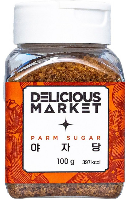 딜리셔스마켓 천연설탕 팜슈거 야자당, 100g, 1개