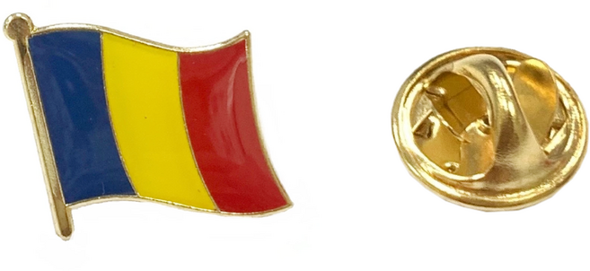 A-ONE 匯旺 國旗別針 NO.432P 2g, 羅馬尼亞, 2件