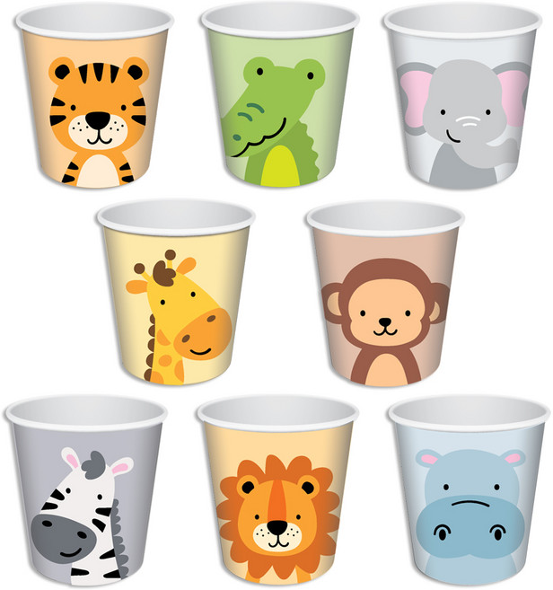 코멧 동물 종이컵 190ml, 1개, 200개입