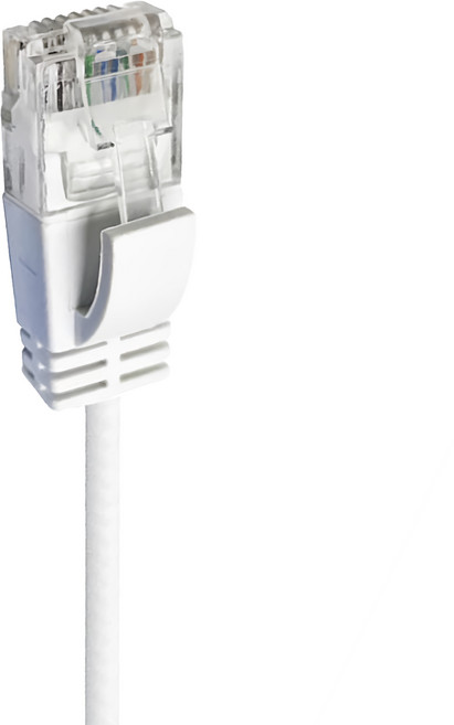 POLYWELL 寶利威爾 CAT6 極細高速網路線 RJ45福祿克認證 PW15-W58-Q010, 白色, 1m, 1條