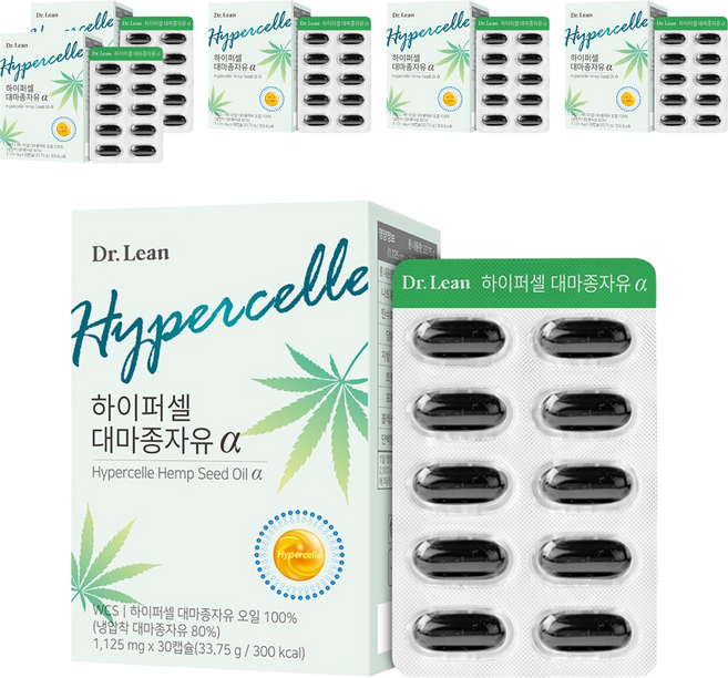 닥터린 하이퍼셀 대마종자유 알파, 30정, 6개