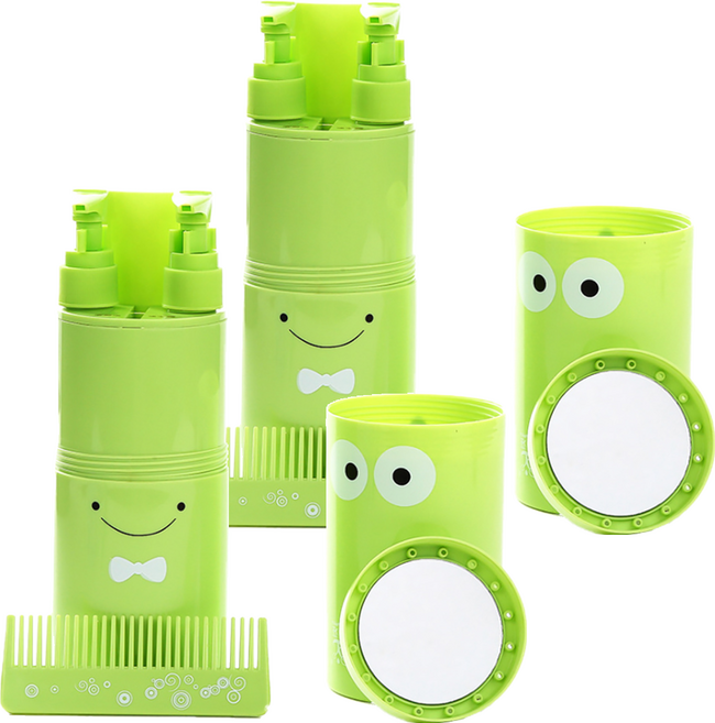 알럽홈 여행 워시 5p 풀세트 그린, 2세트