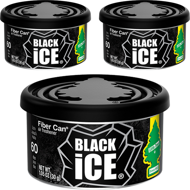 Little Trees 小樹香片 香氛罐, 黑鑽, 3罐