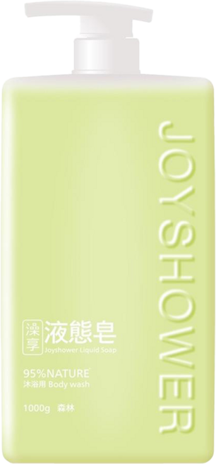 澡享 液態皂 森林 植物性潔淨因子與胺基酸雙重配方 95%以上源自天然 亞洲親膚配方, 1kg, 1瓶