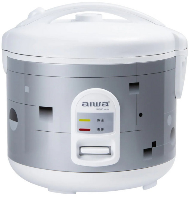 aiwa 愛華 EC-6 6人份 不沾塗層 不可拆卸 電子鍋 家用 500W 能源效率4級 白色
