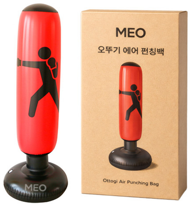 메오 오뚜기 에어 펀칭백, 레드
