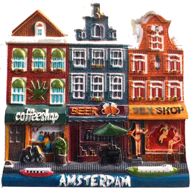 세계 여행 컬렉션 냉장고 자석, 유럽네덜란드풍차