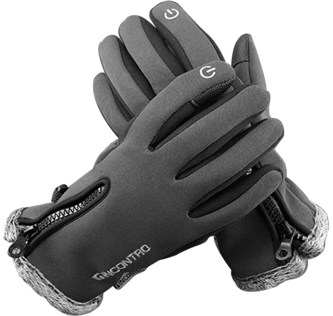 인콘트로 네오플랜 스마트 극세사 장갑, 그레이, 1개