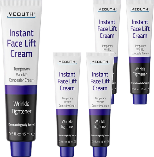 YEOUTH 悠絲 妝前緊實霜 潤色緊緻遮瑕 Instant Face Lift Cream, 5條, 潤色