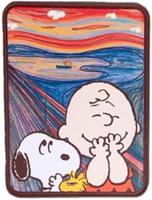 PEANUTS 史努比 大師滑鼠墊第二彈 23 x 18cm, 吶喊 多色, 1個