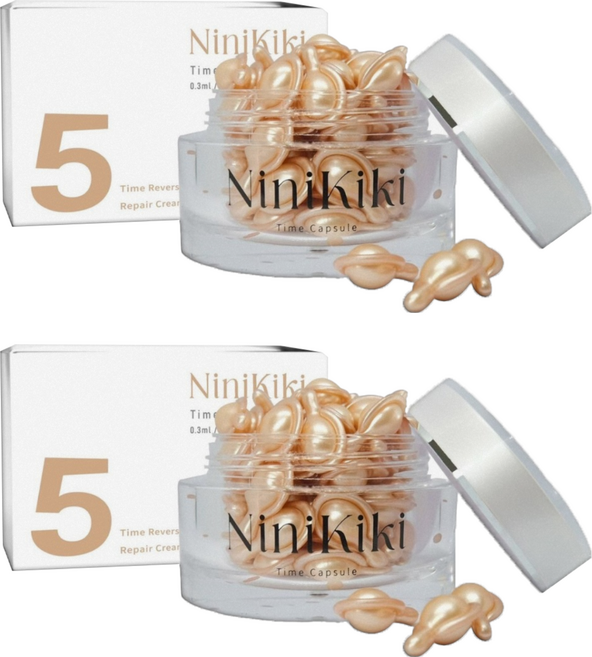 NiniKiki 時空膠囊 5號 逆時修護乳霜 50顆, 15g, 2罐