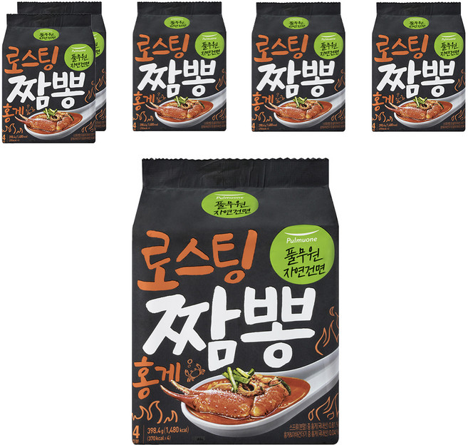 Pulmuonejayeongeonmyeon 紅蟹風味炒碼湯麵 99.6g, 24包