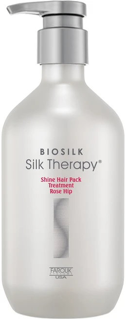실크테라피 샤인 트리트먼트 플러스 로즈힙, 500ml, 1개 - 쿠팡
