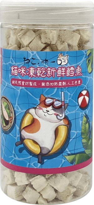 Neko 吶一口 貓咪凍乾 3個月以上, 新鮮鱈魚, 80g, 1罐