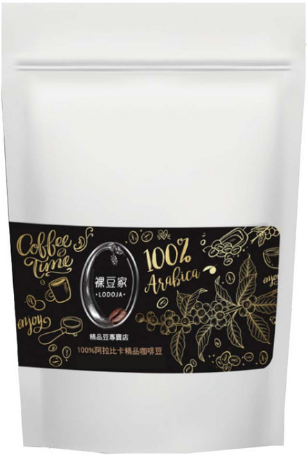 LODOJA 裸豆家 哥倫比亞小藍山咖啡豆 半磅, 1包, 227g, 全豆咖啡（未研磨）