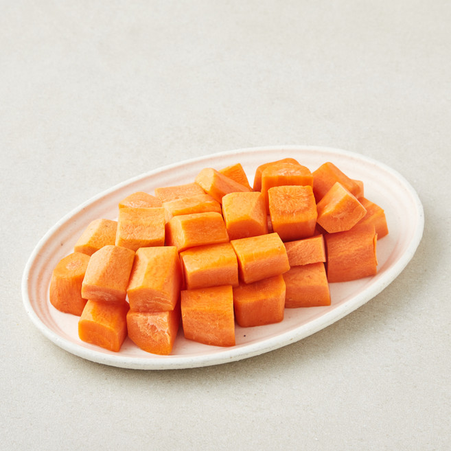 국내산 조각당근 깍둑썰기, 300g, 1개, 1개입