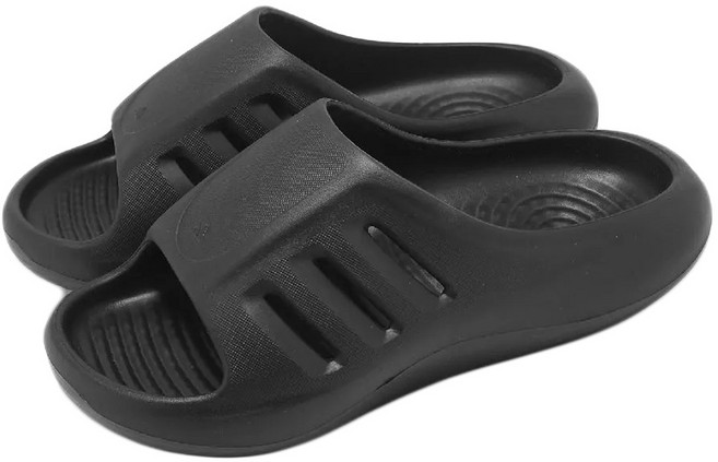 adidas 愛迪達 男女款 ADIFOM IIINFINITY SLIDE 拖鞋 JI0397, 黑色, 27.5cm