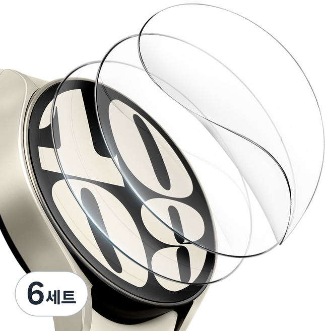 아이몰 갤럭시워치 풀커버 자가복원 TPU 액정보호필름 3매, 투명, 6세트