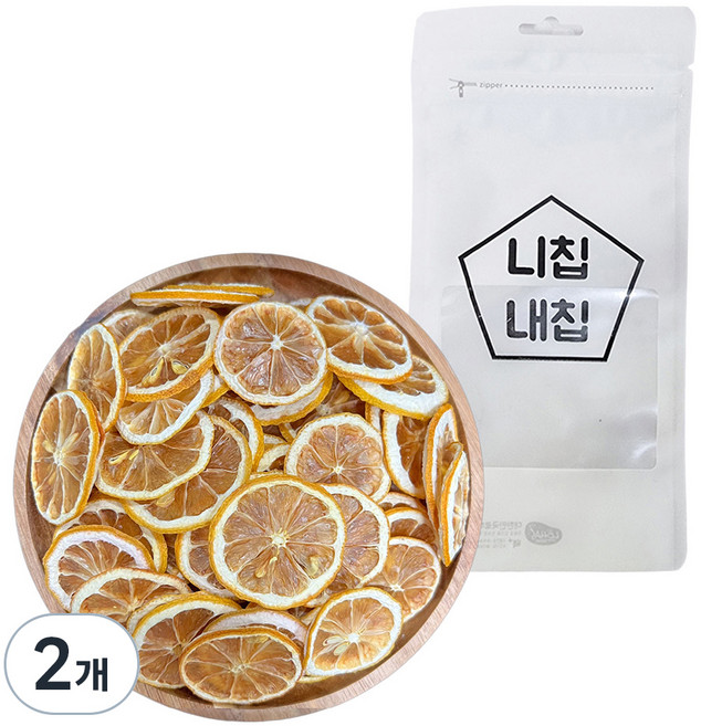 니칩내칩 건조과일 레몬, 2개, 20g