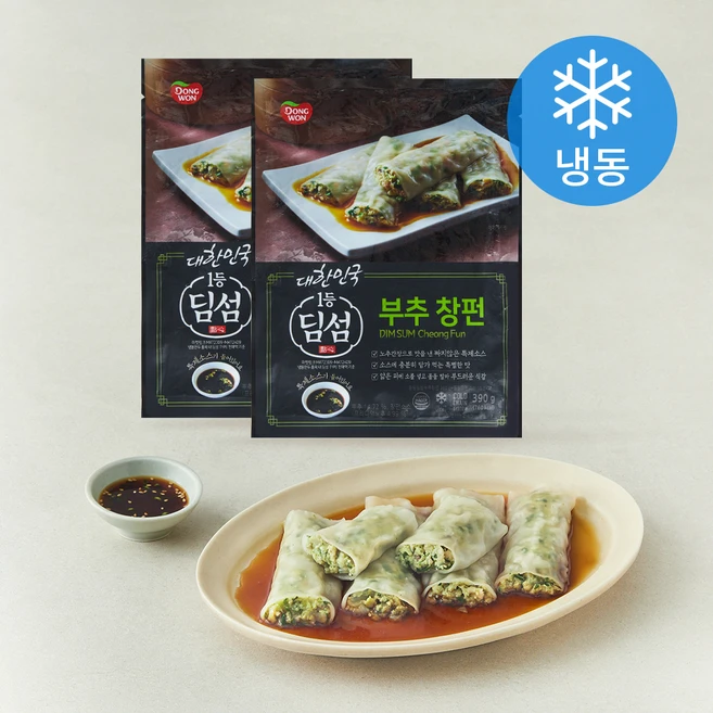동원 딤섬 부추창펀 (냉동), 390g, 2개 - 쿠팡