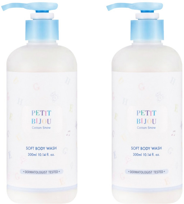 ETUDE 雪綿綿潤膚沐浴乳 Cotton Snow, 300ml, 2瓶