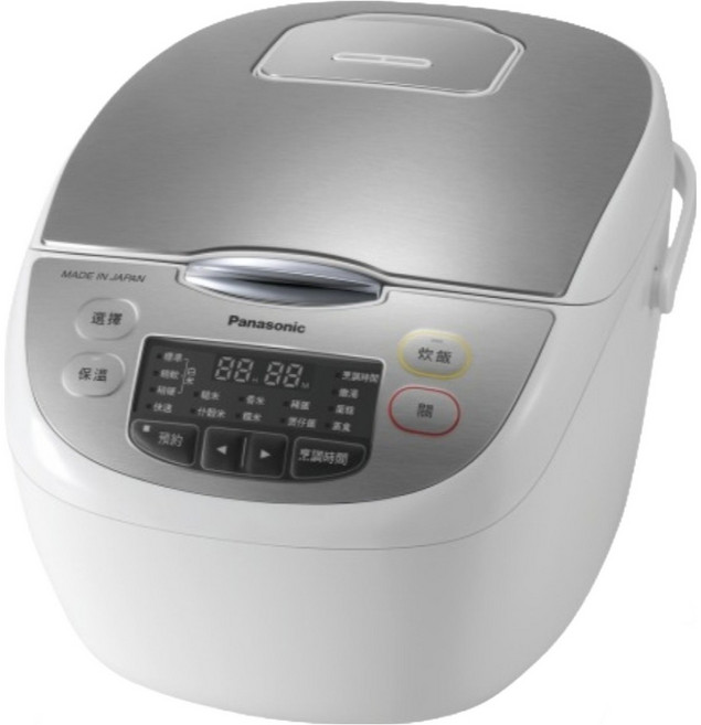 Panasonic 日本製微電腦電子鍋 10人份, SR-JMX188, 銀灰色