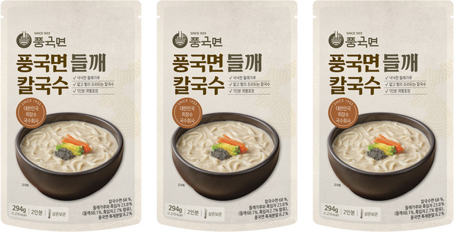 풍국면 풍국면 들깨 칼국수, 294g, 3개