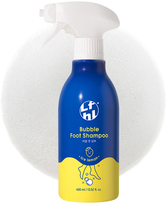 라이프홀릭 버블 풋샴푸 아이스레몬향, 1개입, 1개, 400ml