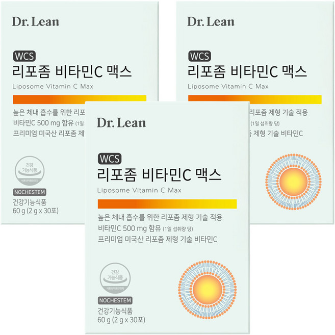 닥터린 리포좀 비타민C 맥스, 60g, 3개